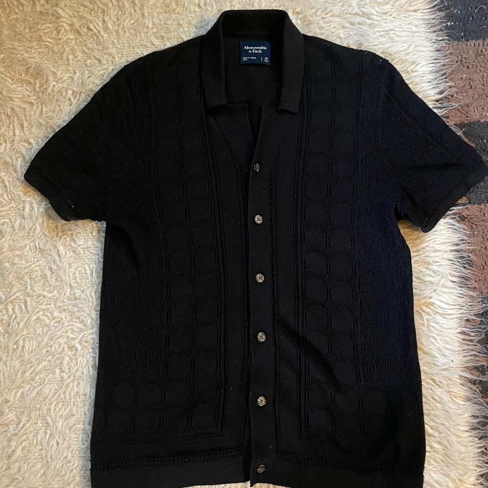 Abercrombie & Fitch Lace Detail Sweater Polo